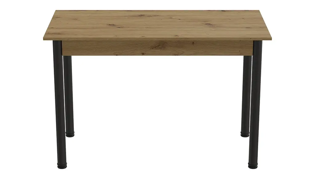 Стіл кухонний Ferrum-decor Беніта 75x120x80 Чорний ДСП Дуб Артізан 16мм (FRD-105703) - фото 3