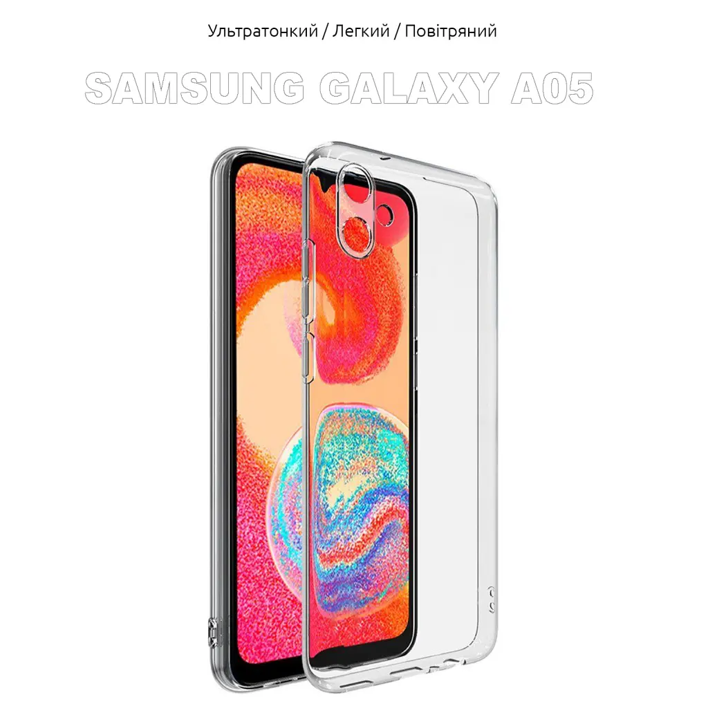 Чехол для мобильного телефона BeCover Samsung Galaxy A05 SM-A055 Transparancy (710083) - фото 6