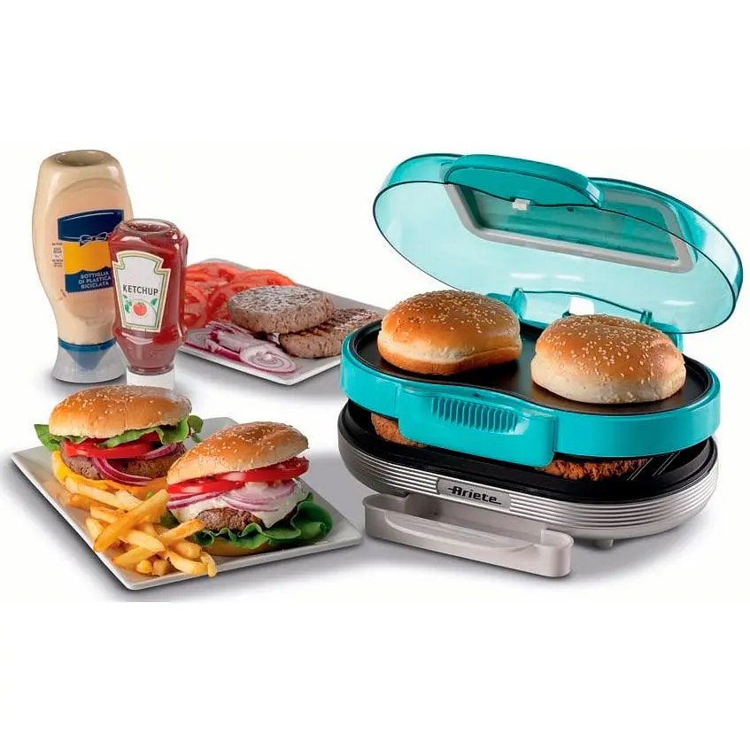 Бутербродница Ariete 0205 - Hamburger синяя (00C020501AR0) - фото 3