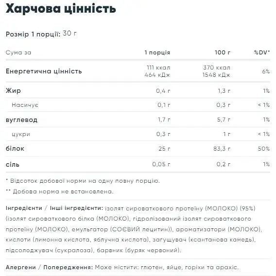 Протеин Optimum Nutrition Gold Standart 100% Isolate Vanilla 930 г - фото 2