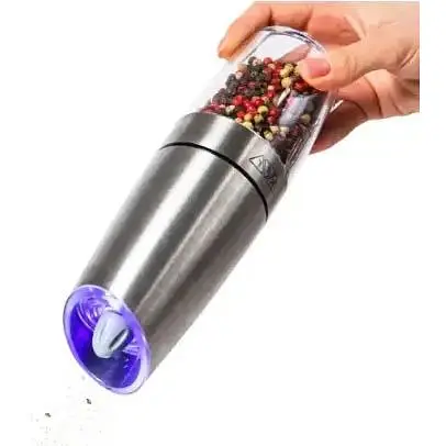 Подрібнювач Magio MG-210 гравітаційний з керамічними жорнами інноваційний млин для спецій ААА 6 шт. - фото 8