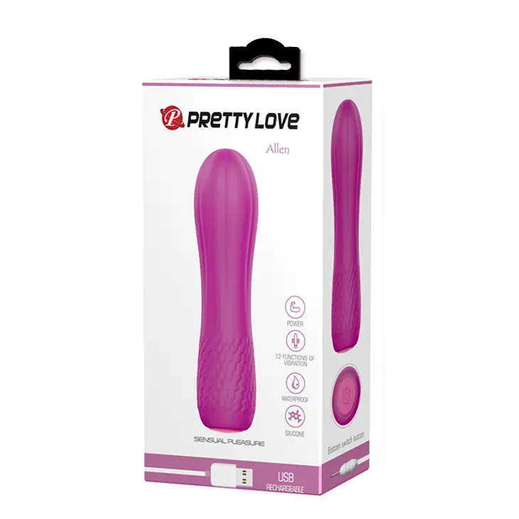 Вібратор PRETTY LOVE ALLEN 12 Functions USB PRETTY LOVE BI-014563-1 100078 - фото 8