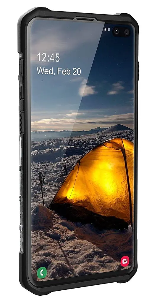 Чохол прозорий протиударний UAG Plasma для Samsung Galaxy S10 Plus (6.4") Ice - фото 4