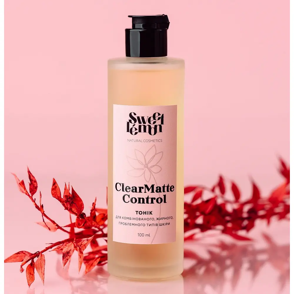 Тоник для комбинированной, жирной и проблемной кожи ClearMatte Control Sweet Lemon 100 мл - фото 3