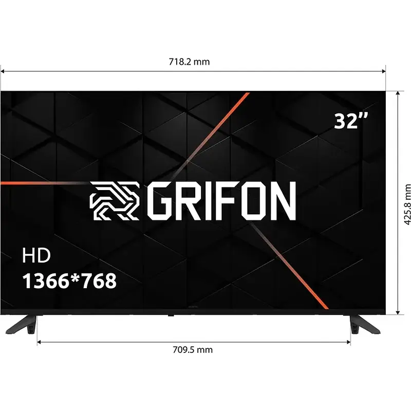 Телевизор GRIFON Diva DV32HSB - фото 2