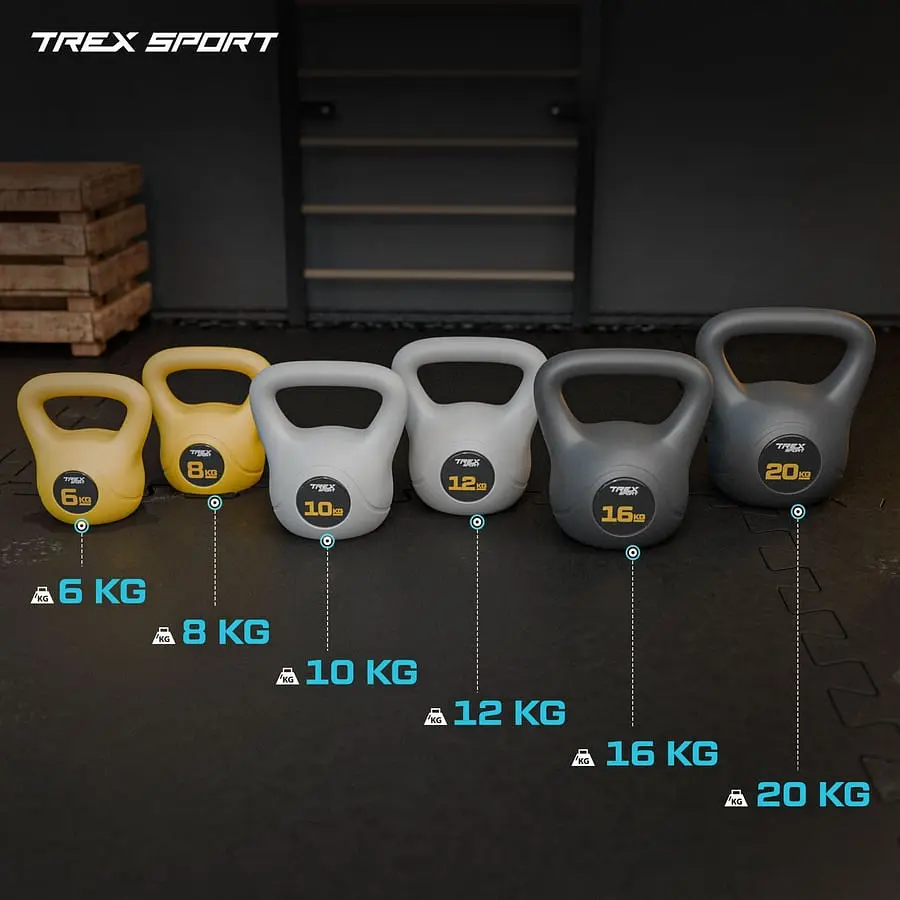 Гиря вінілова 10кг Trex Sport TX-010CKB сірий - фото 14