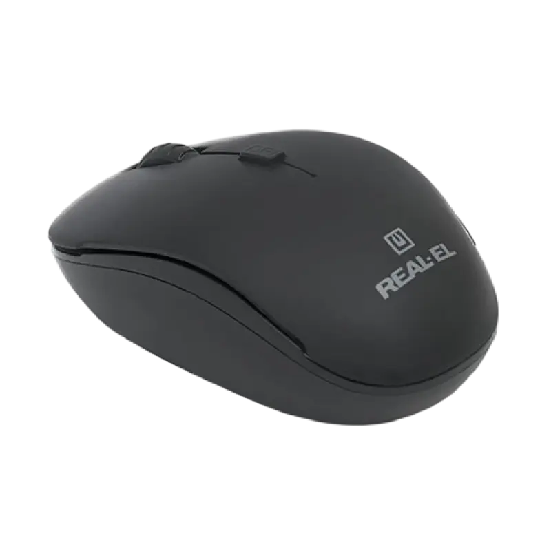 Миша бездротова Real-El RM-301 Wireless чорна - фото 2