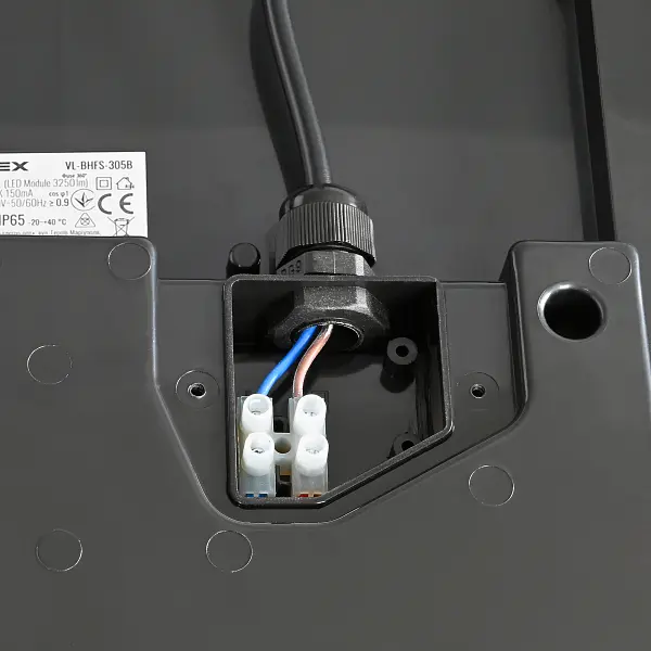 LED світильник ART IP65 квадратний VIDEX 30W 5000K Black - фото 6