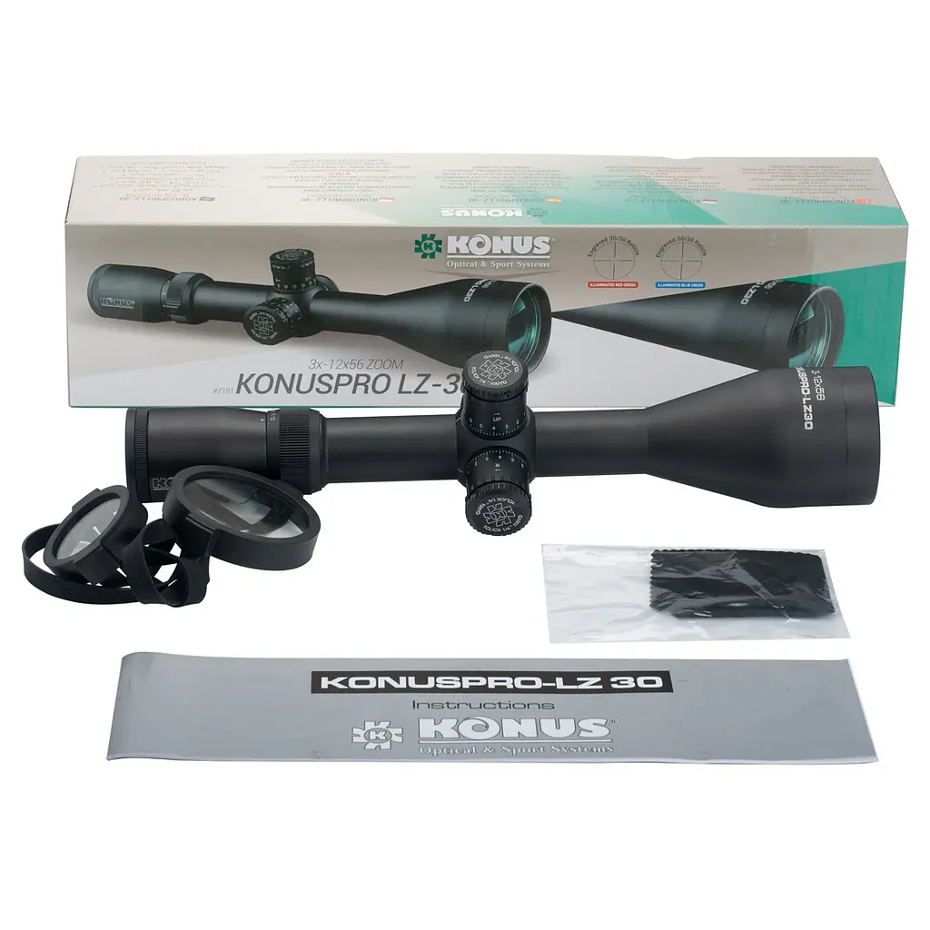 Оптичний приціл KONUS KONUSPRO LZ-30 3-12x56 EWF 30/30 IR - фото 5