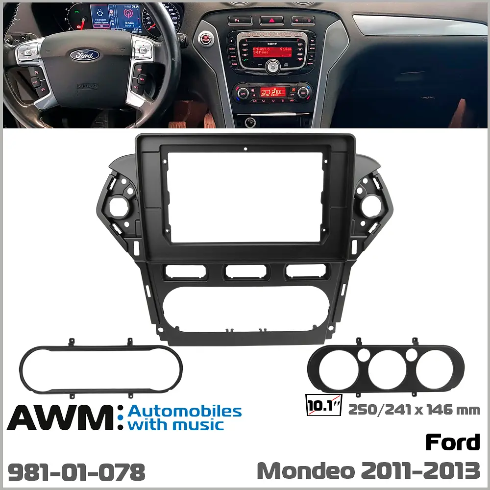 Переходная рамка Ford Mondeo AWM 981-01-078 - фото 5