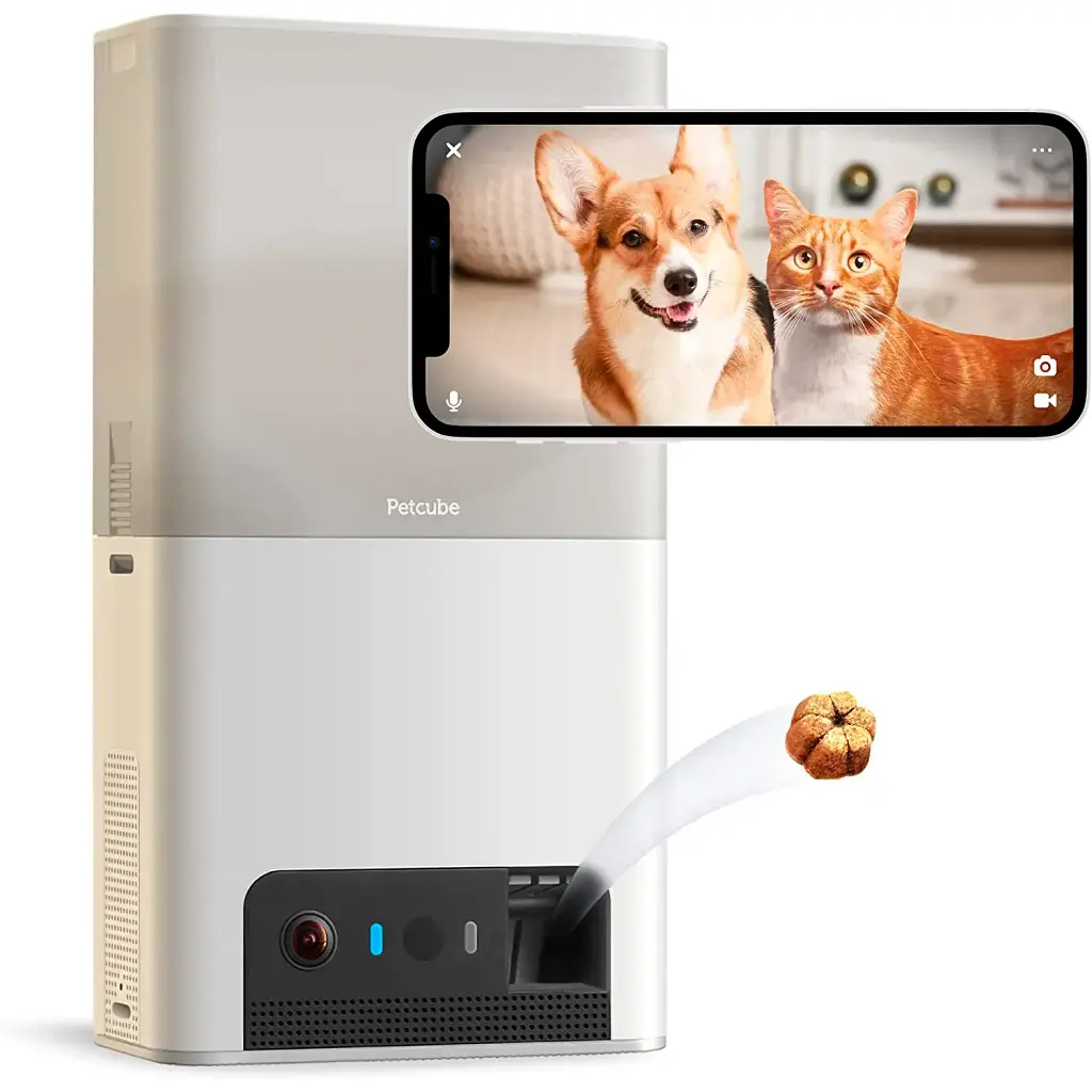 Інтерактивна камера відеоспостереження з диспенсером для корму Petcube Bites 2 Lite (BL10US) [87148] - фото 2