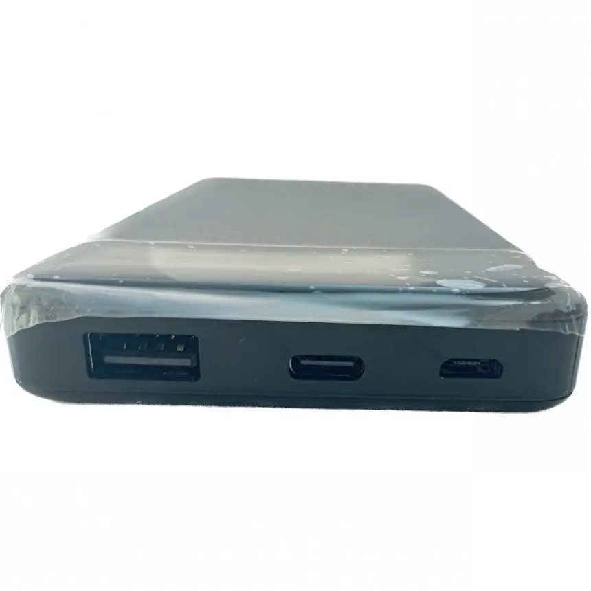 Павербанк Pisen Power Bank Cube+ зовнішній акумулятор 10000 mAh Black (11231) - фото 4