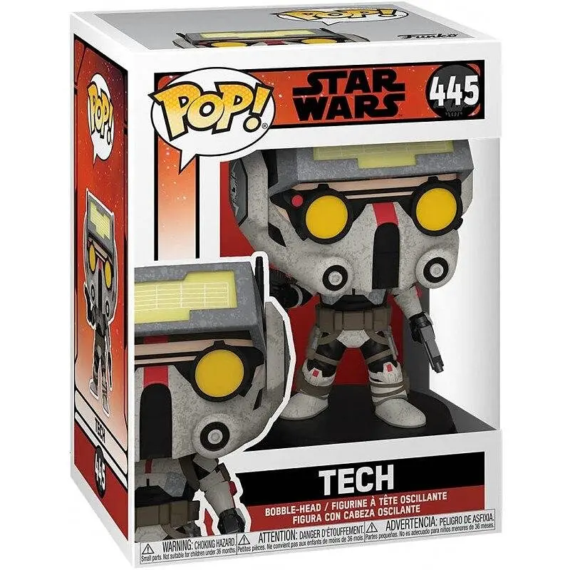 Фігурка Фанко Поп Зоряні війни Тех Funko Pop Star Wars Tech 10 см SW T 445 - фото 3