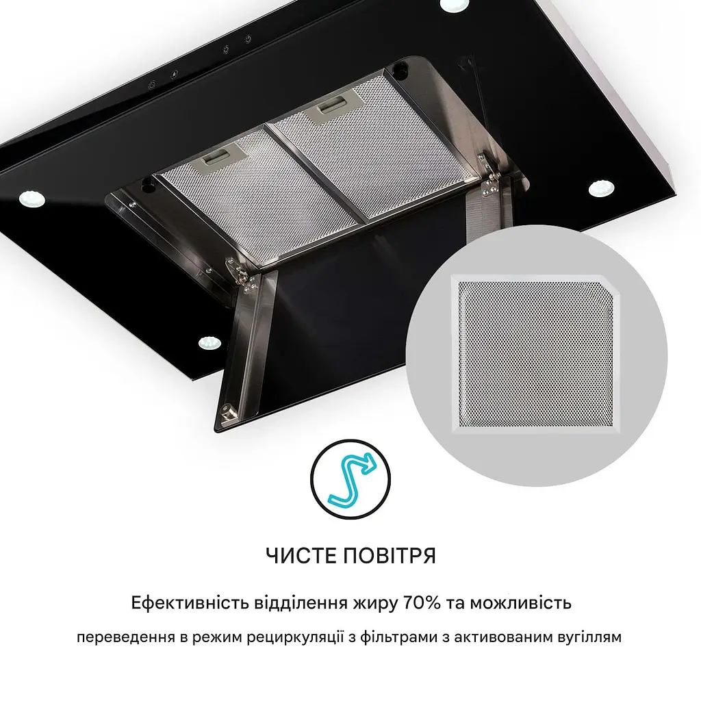 Вытяжка Klarstein Valeria Island 650 м3/ч (10032902) - фото 3
