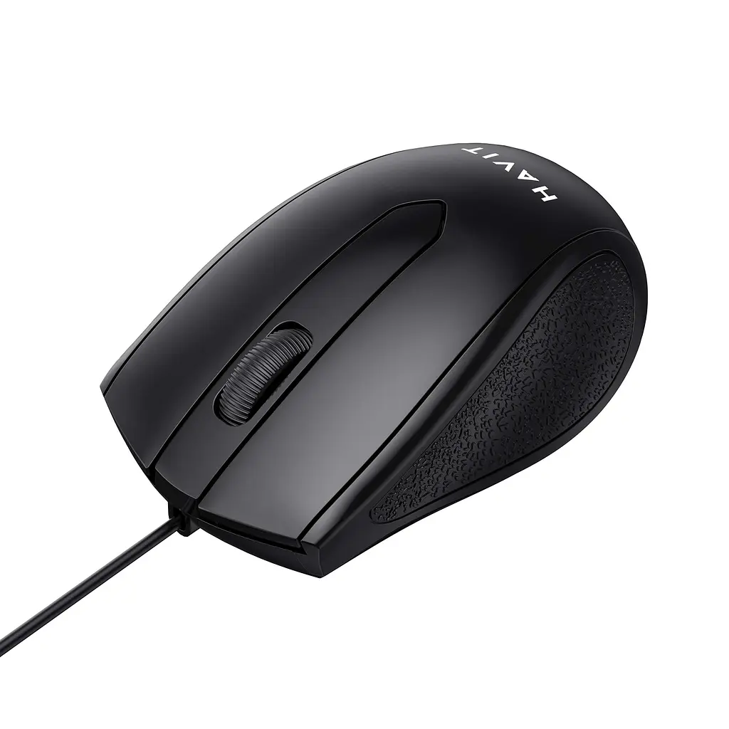 Дротова миша HAVIT MS80 USB Black HAVIT (28958-000) - фото 4