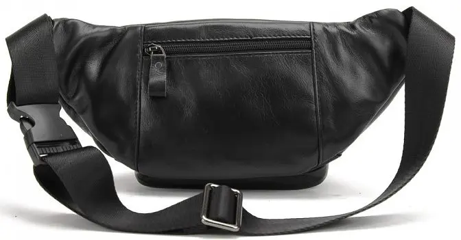 Сумка на пояс, бананка из натуральной кожи TIDING BAG sum0027083 - фото 2