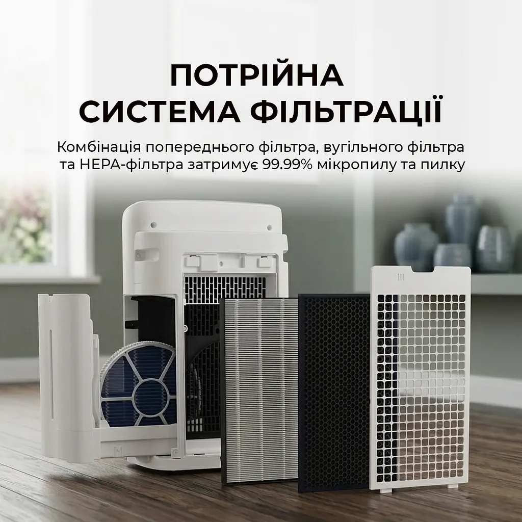 Очисник повітря Sharp UA-KIN42E-H - фото 5