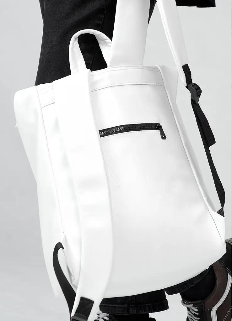 Мужской рюкзак Sambag RollTop One белый 41 х 30 х 16 см (24208008m) - фото 6