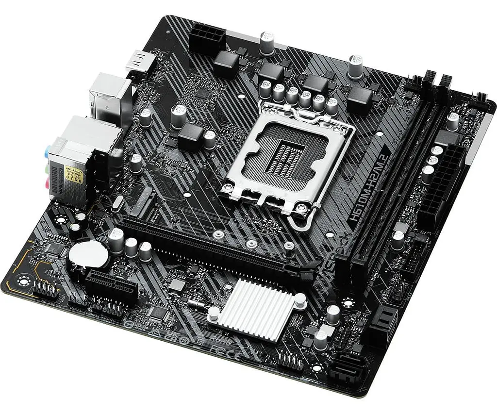 Материнська плата AsRock H610M-H2/M.2 (H610M-H2/M.2) (Socket 1700, Intel H610, ATX) - фото 2