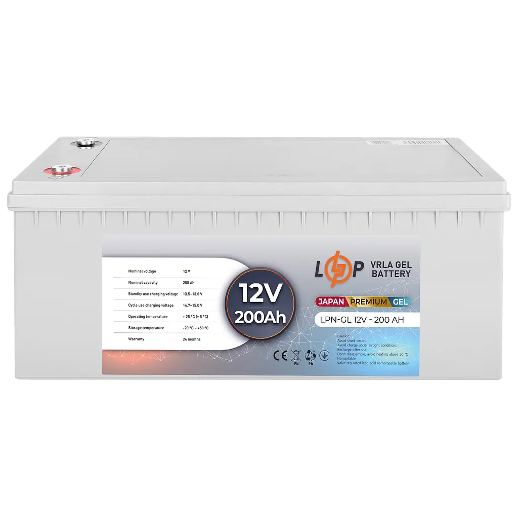 Аккумулятор гелевой LPN-GL 12V-200 Ah - фото 4