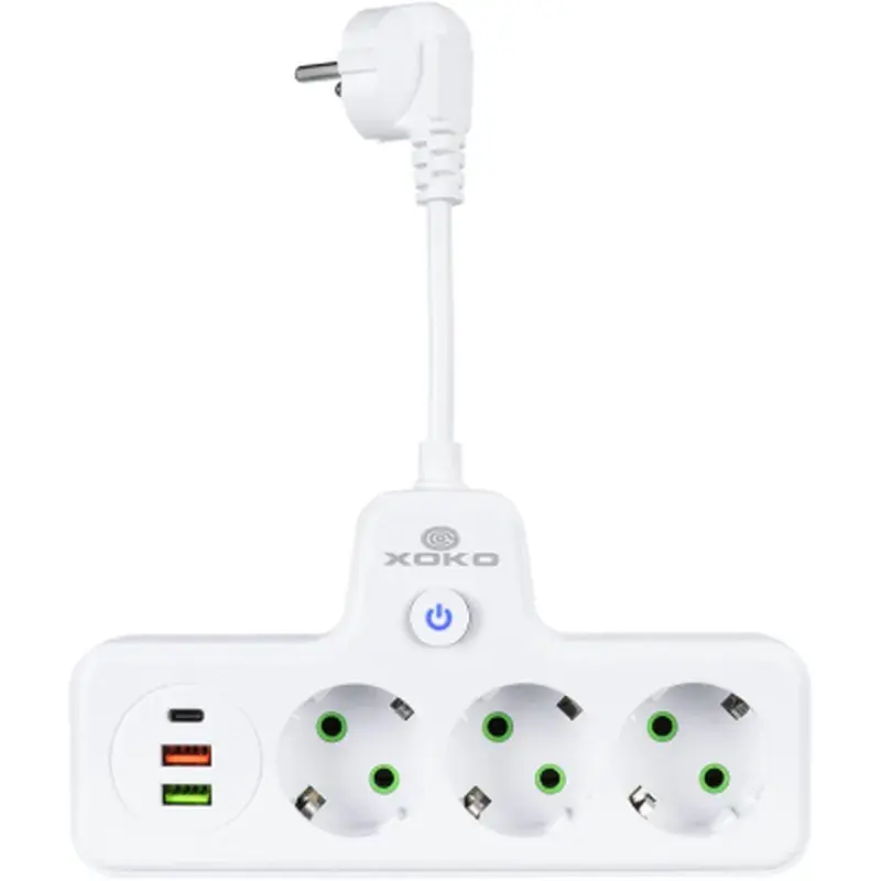 Мережевий фільтр живлення XoKo XK-SPW-3-2-1-WH - фото 2