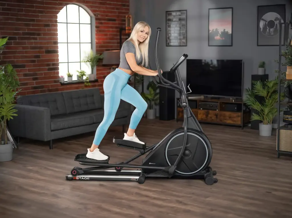 Орбітрек Hop-Sport HS-160CF Stage електромагнітний сірий - фото 3