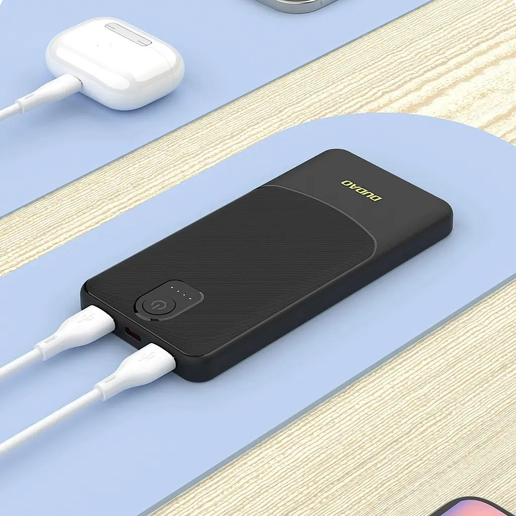 Павербанк Dudao Black 10 000 mAh / 12 Вт (6977196682164) - фото 3