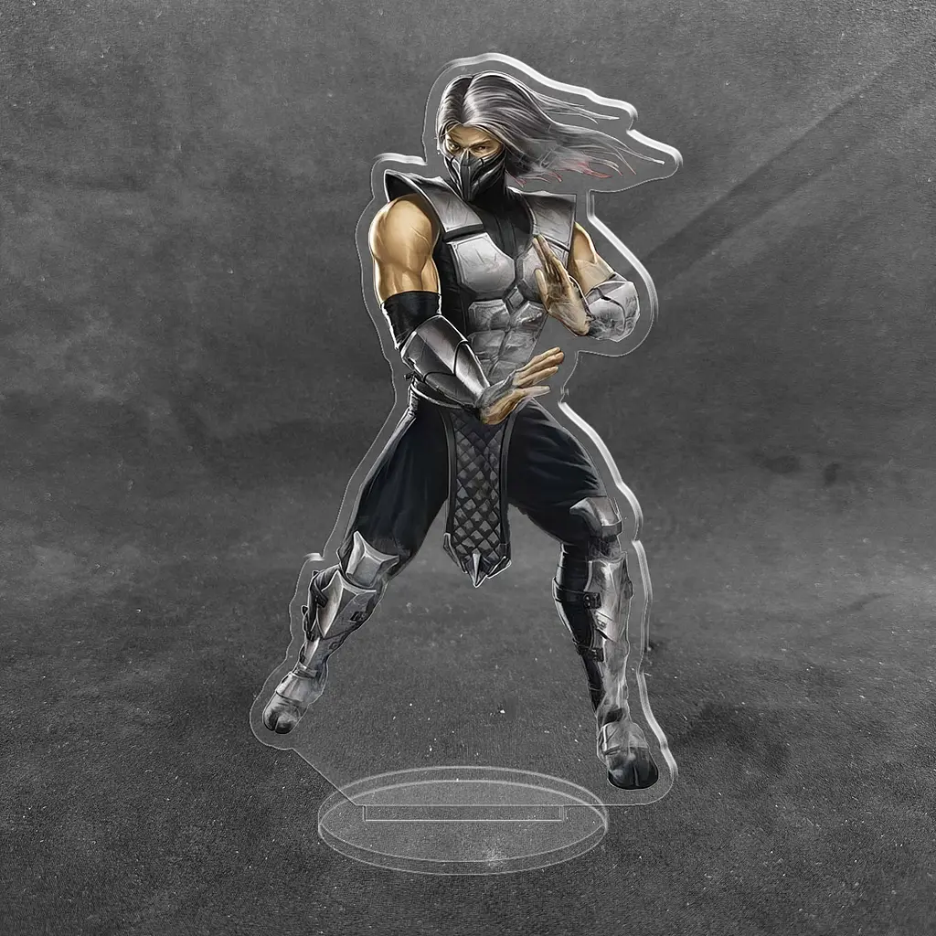 Акрилова колекційна фігурка Мортал комбат Mortal Kombat Смоук 15 см - фото 2