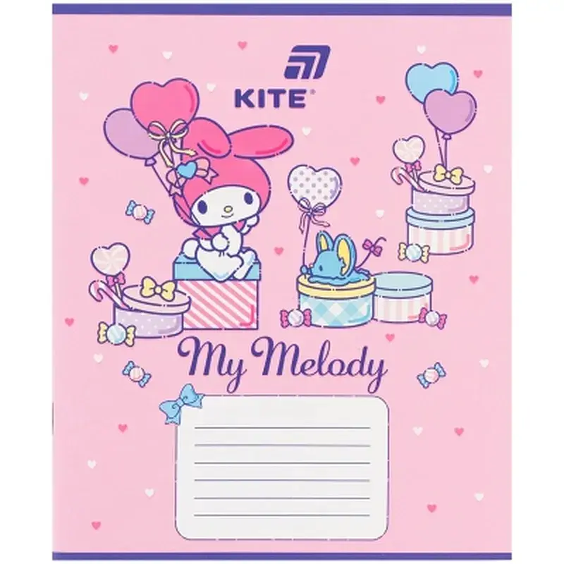 Зошит Kite Hello Kitty, 12 аркушів, коса лінія (HK26-235-2) - фото 10