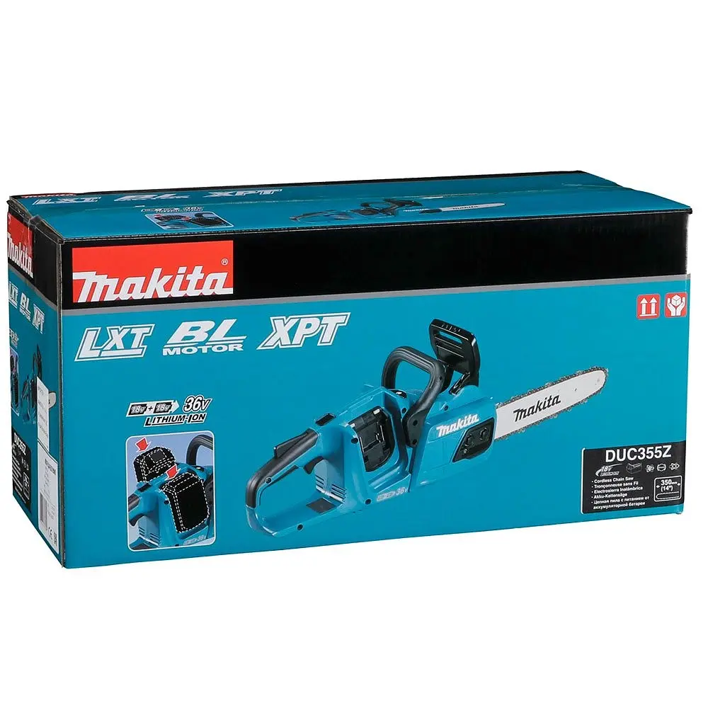 Пила ланцюгова акумуляторна Makita DUC355Z (без акумуляторів та зарядного пристрою) - фото 3