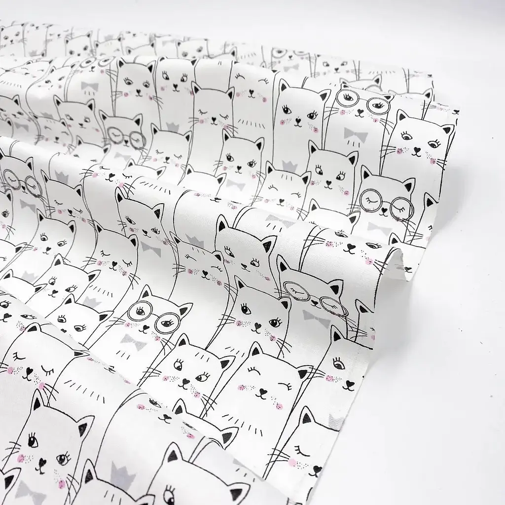 Багаторазова непромокаюча пелюшка 100х120 CATS WHITE COSAS (4822052444580) - фото 5