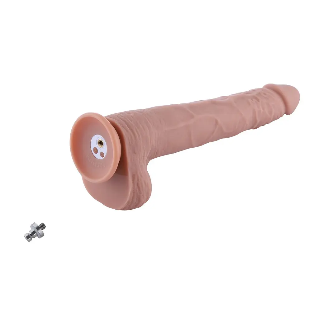 Фалоімітатор Hismith Silicone Dildo with Vibe KlicLok 11.8″ з вібрацією для секс-машин - фото 7