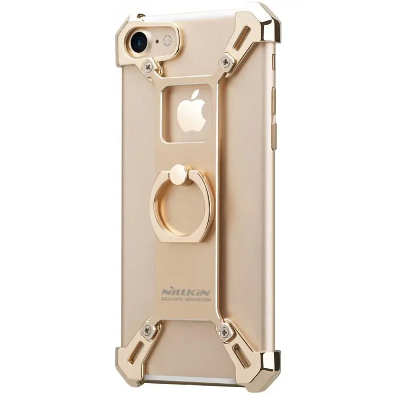 Чохол-накладка Nillkin Barde Metal Case iPhone 7 Gold - фото 2