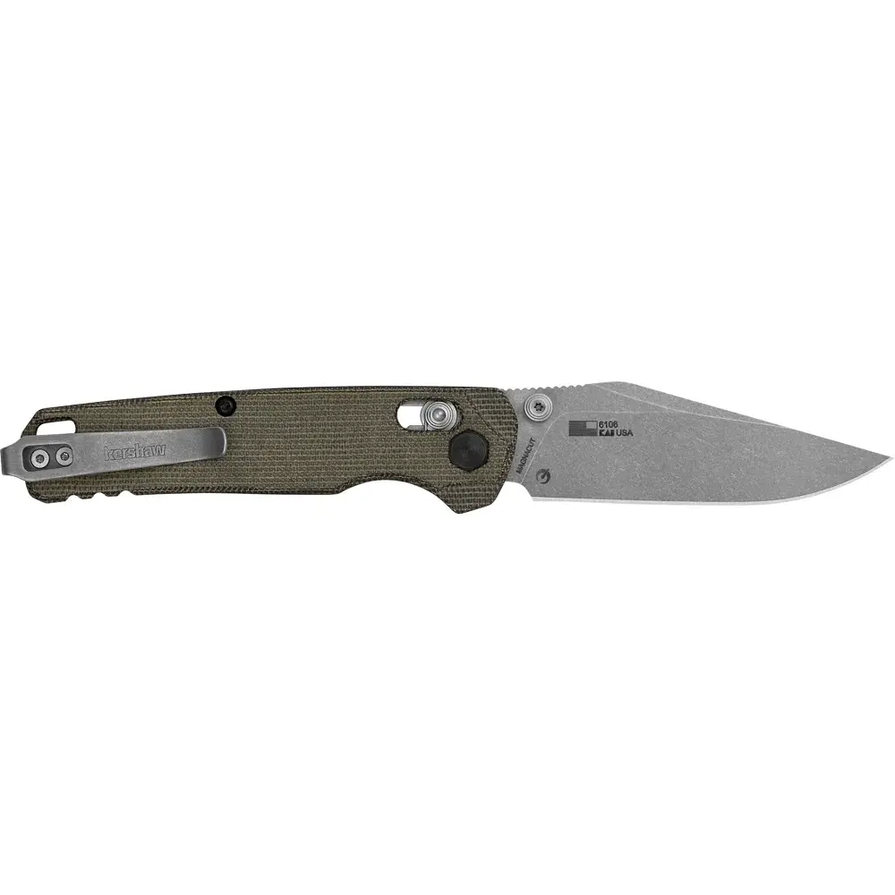 Ніж Kershaw Bel Air Clip Point Od Green - фото 2