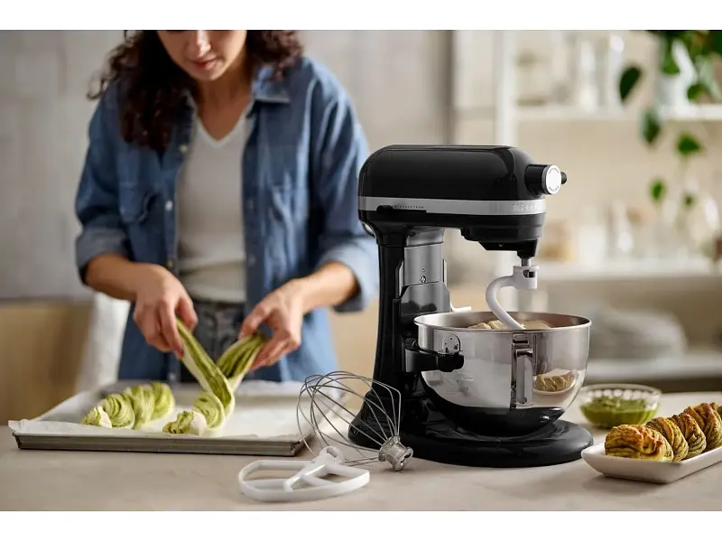 Кухонна машина KitchenAid Heavy Duty 5KSM55SXXEOB з відкидним блоком 5.2 л чорна - фото 11