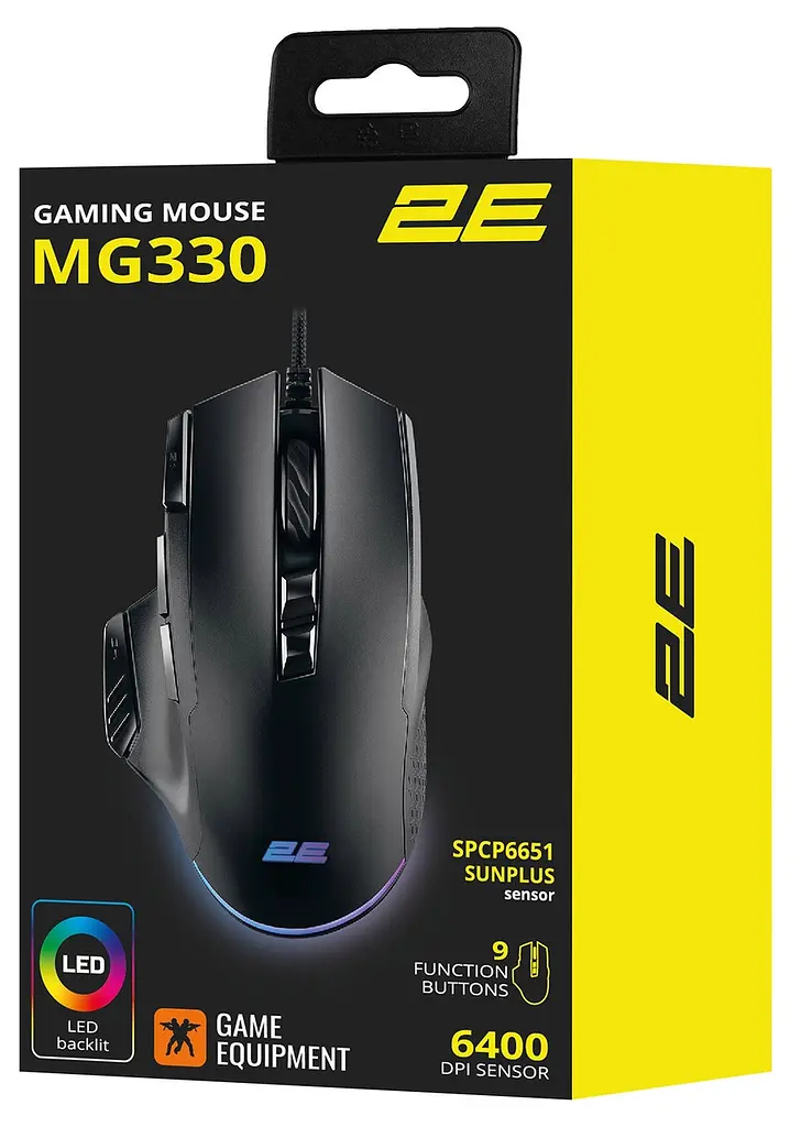 USB миша 2E GAMING MG330 RGB black (2E-MG330UB) UA - фото 6