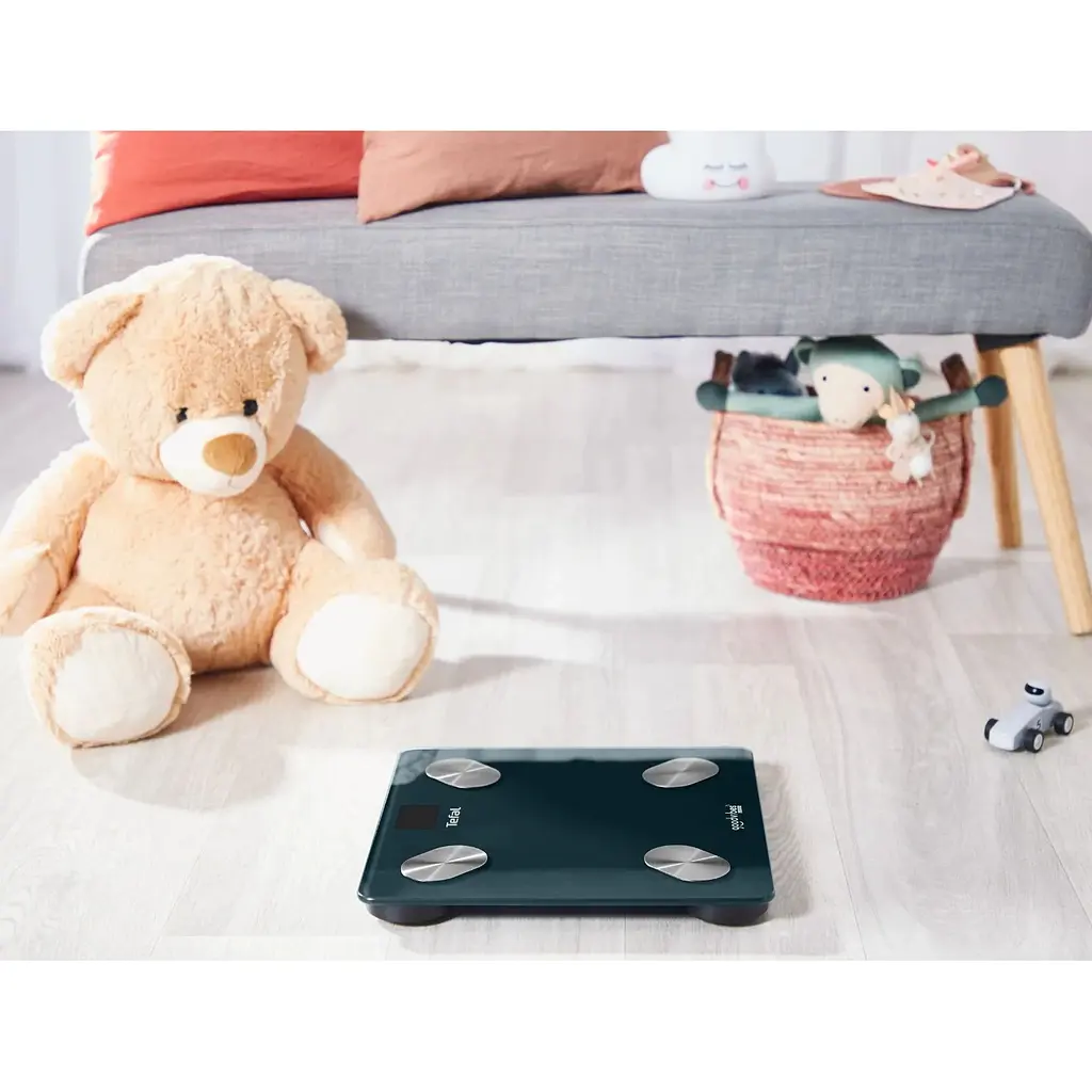 Ваги підлогові Tefal Goodvibes Life Bluetooth 180 кг AAAx3 в комплекті скло чорні - фото 13