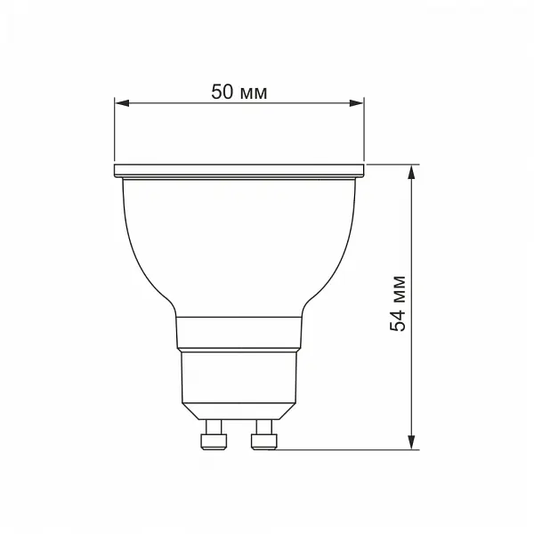 LED лампа VIDEX MR16e 6W GU10 4100K - фото 3
