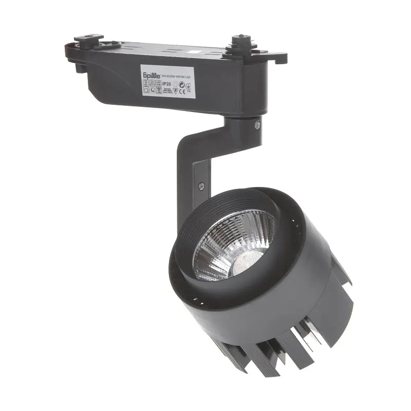 Светильник трековый поворотный LED KW-53/20W WW BK Brille 32-453 - фото 6