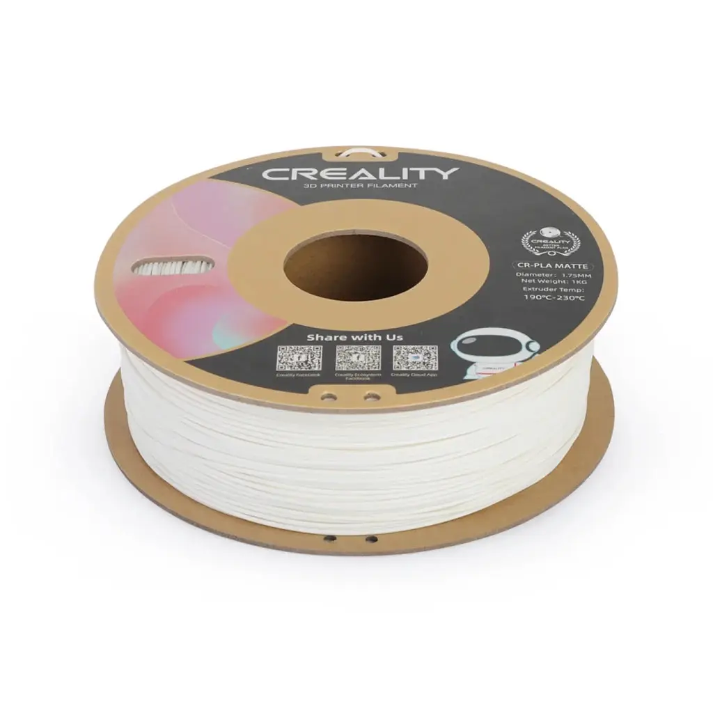 Пластик для 3D-принтера Creality PLA matte 1 кг, 1.75 мм, natural white (3301010296) - фото 2