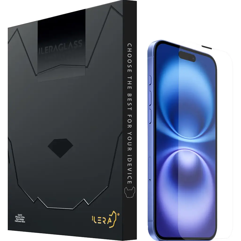 Защитное стекло iLera Infinity Full Cover Glass для Apple iPhone 16 Plus (iLin16Ps) [117198] - фото 2