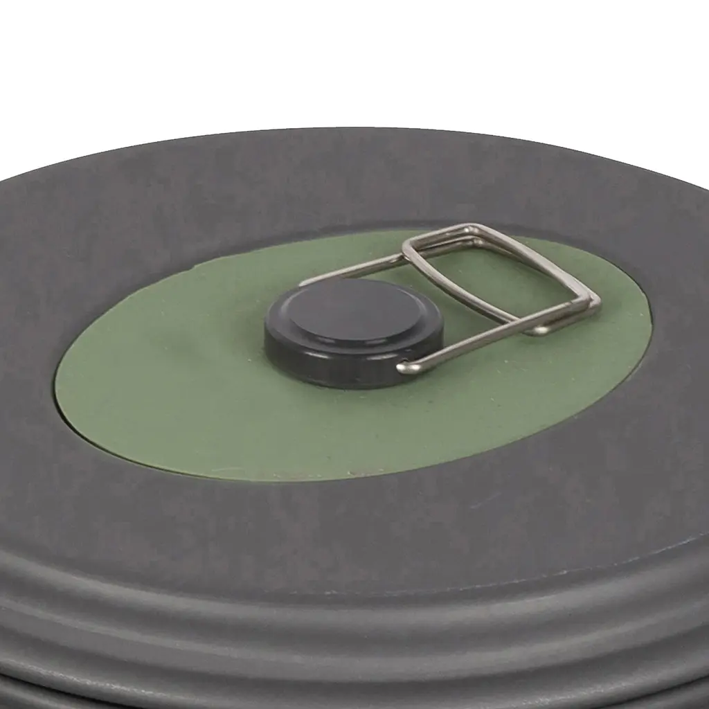 Набір посуду Bo-Camp Explorer 4 Pieces 19 Hard Anodized Grey/Green (2200241), Сірий - фото 14