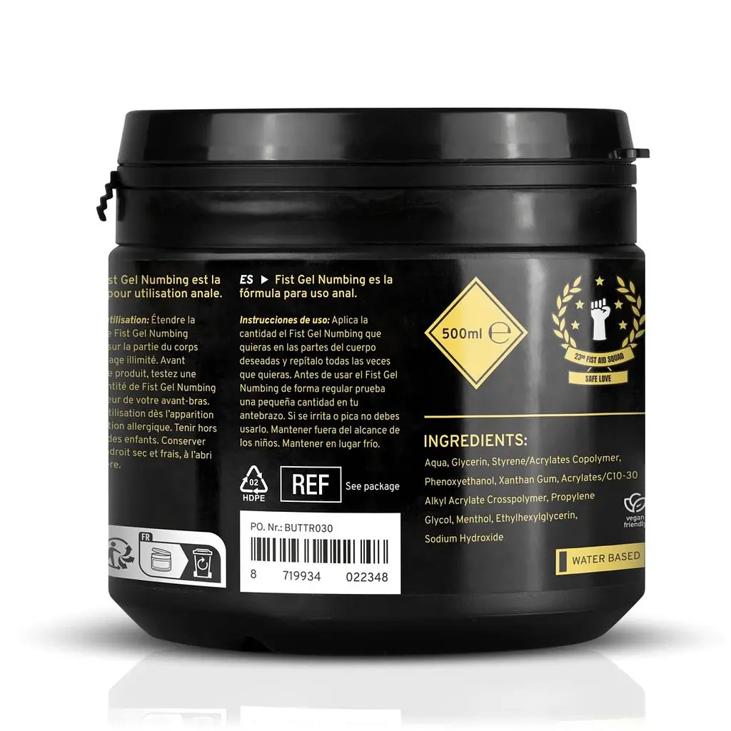 Гель для фістингу Buttr Fisting Gel Numbing, 500 мл - фото 4