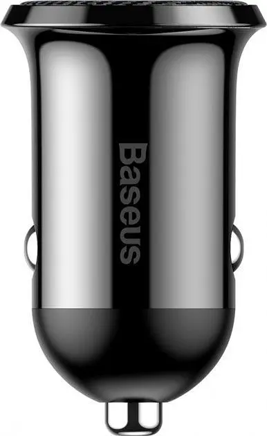 Автомобільний зарядний пристрій Baseus Grain Pro 4.8A 2USB (CCALLP-01) Black [67979] - фото 3