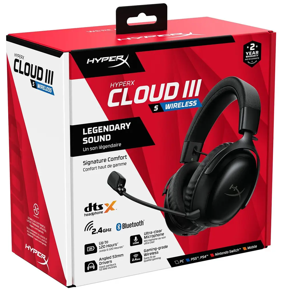 Ігрова гарнітура HyperX Cloud III S Black (A59YZAA) - фото 7
