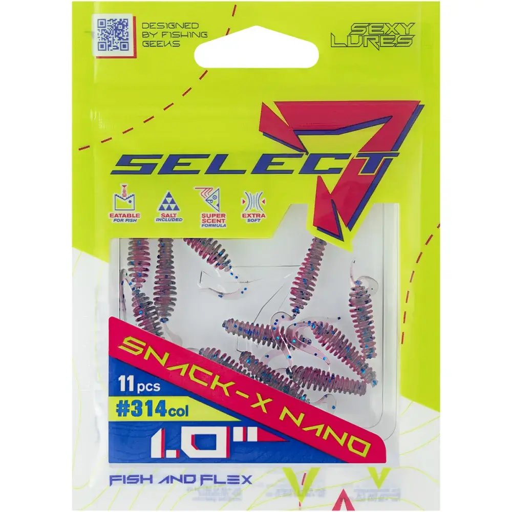Силикон Select Snack-X Nano 1" 314 (11 шт/уп) - фото 2