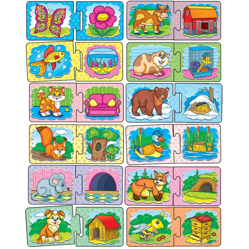 Дитяча розвиваюча гра "Хто де живе?" 86027 укр. мовою - фото 3