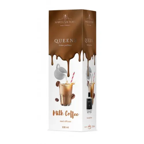 Ароматизатор рідкий для дому/офісу Tasotti "Car & Home" QUEENS White 100ml Milk Coffee