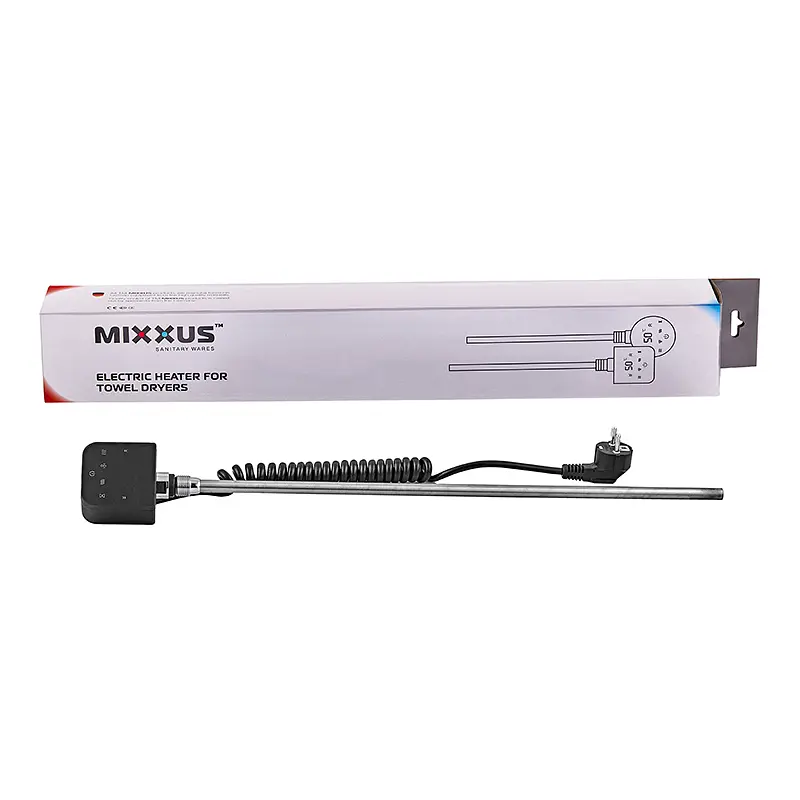 Тен електричний Mixxus TEH-0209 для сушарок рушників 900W black MI6633 - фото 6
