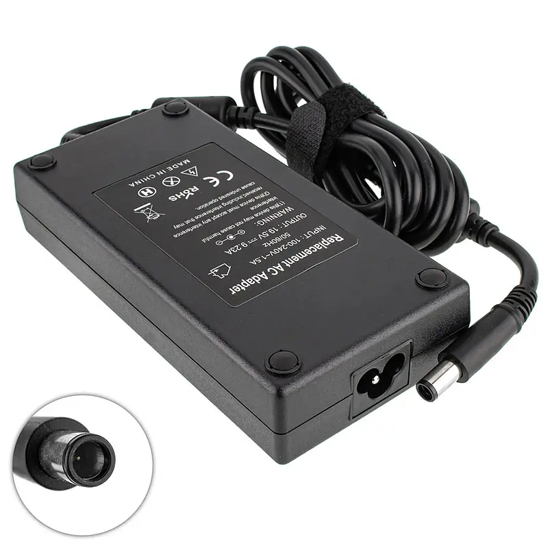 Блок живлення для ноутбука Dell 19.5V, 9.5A, 185W, 7.4x5.0-PIN, (Replacement AC Adapter) black (без кабелю !) - фото 2